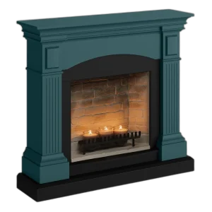 Камінокомплект Tagu MAGNA ZenFlame бірюзовий