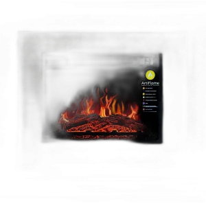 Камінокомплект із світлодіодним підсвічуванням ArtiFlame LUCCA AF23S МАХАГОН КОРИЧНЕВИЙ АНТИК (зі звуком)