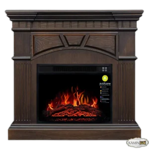 Камінокомплект ArtiFlame YORK AF23S МАХАГОН КОРИЧНЕВИЙ АНТИК (зі звуком)