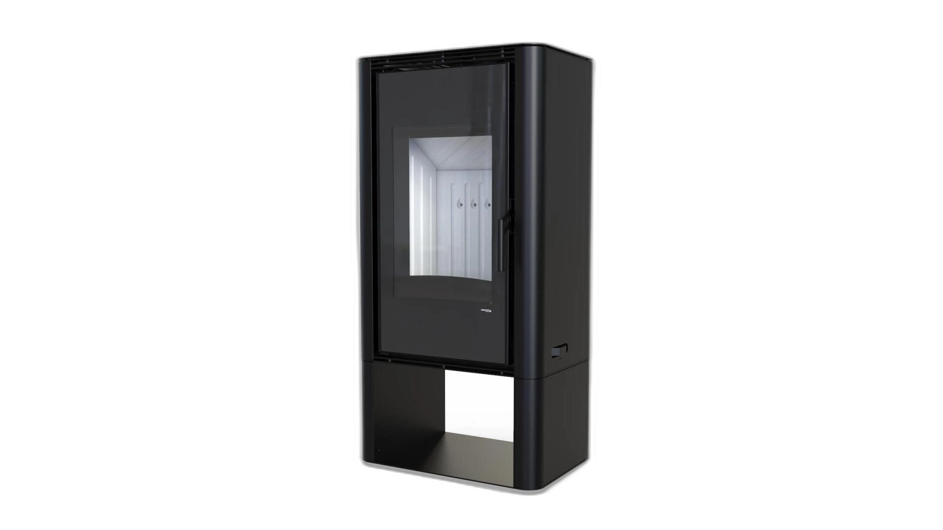 Сталева піч Defro Home SOLUM LOG Чорний