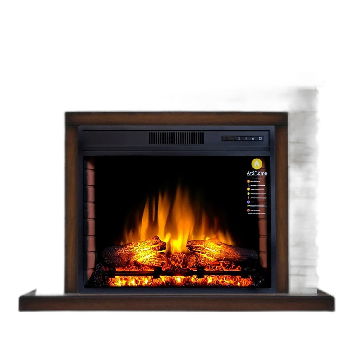 Камінокомплект ArtiFlame LUDWIG AF28S ДУБ АНТИК (зі звуком)