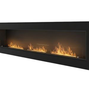 Біокамін Simple Fire FRAME 1800 Чорний матовий зі склом