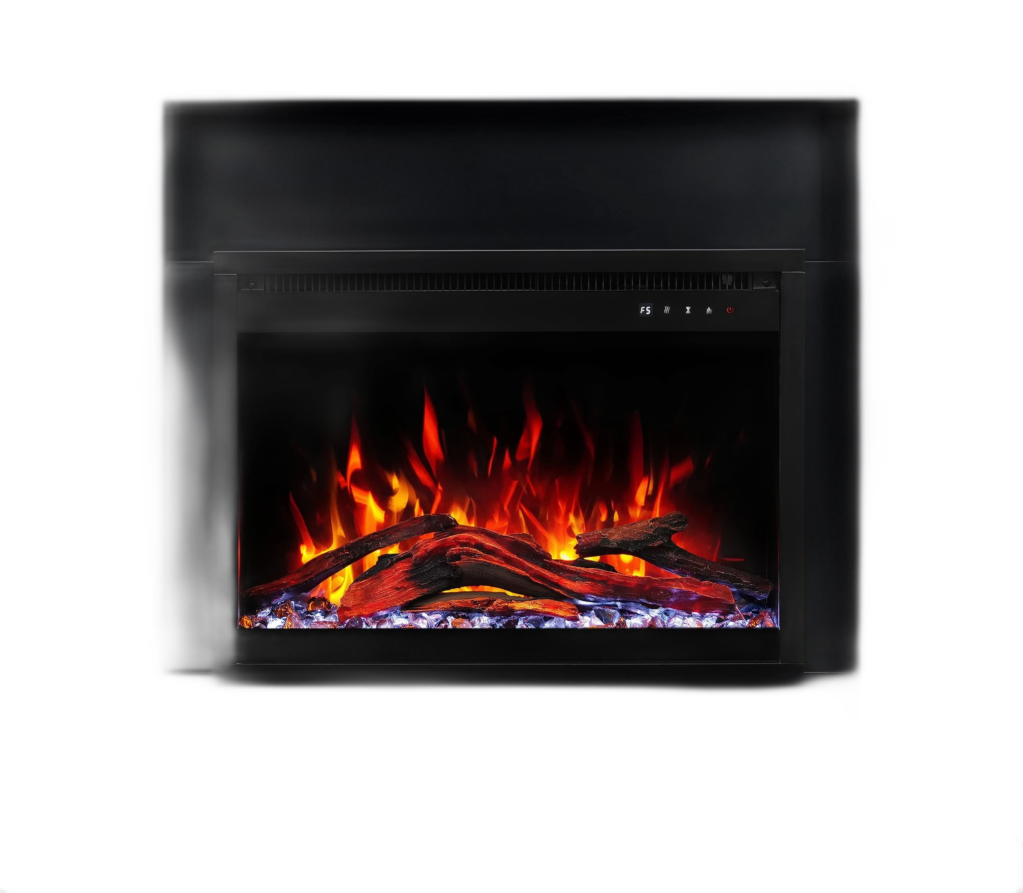 Камінокомплект AFLAMO JOLO Чорний + 3D 60x60