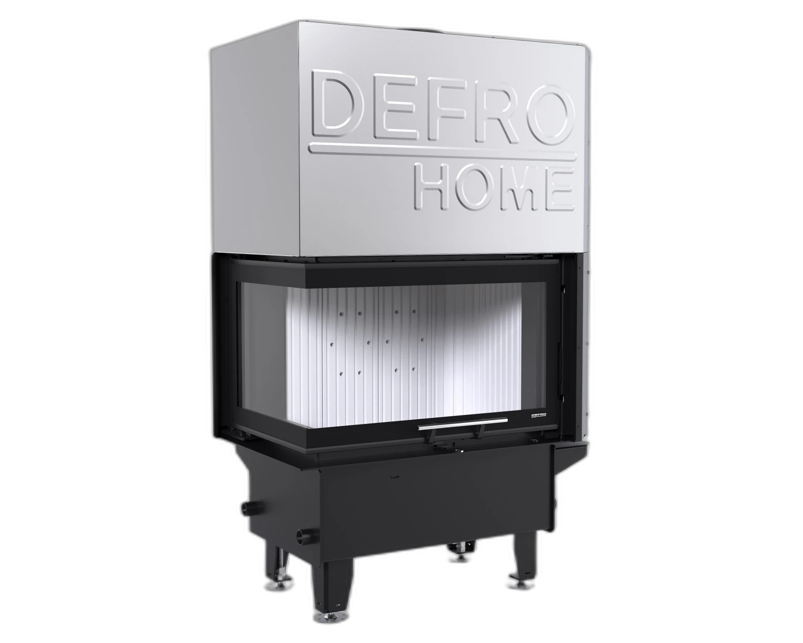 Камінна топка з водяним контуром Defro Home RIVA S BL G SHORT