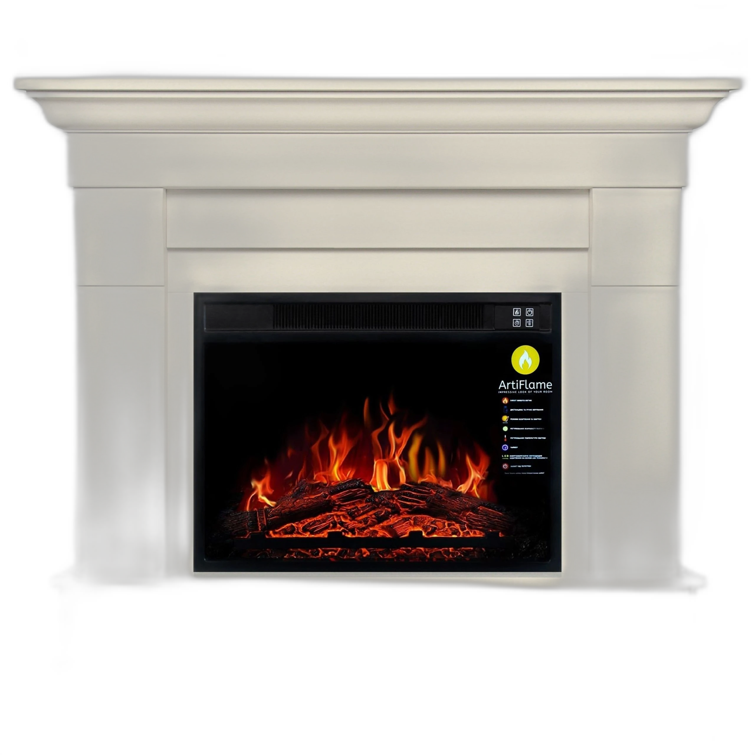 Камінокомплект ArtiFlame ALBION AF23 БІЛИЙ ВАНІЛЬ