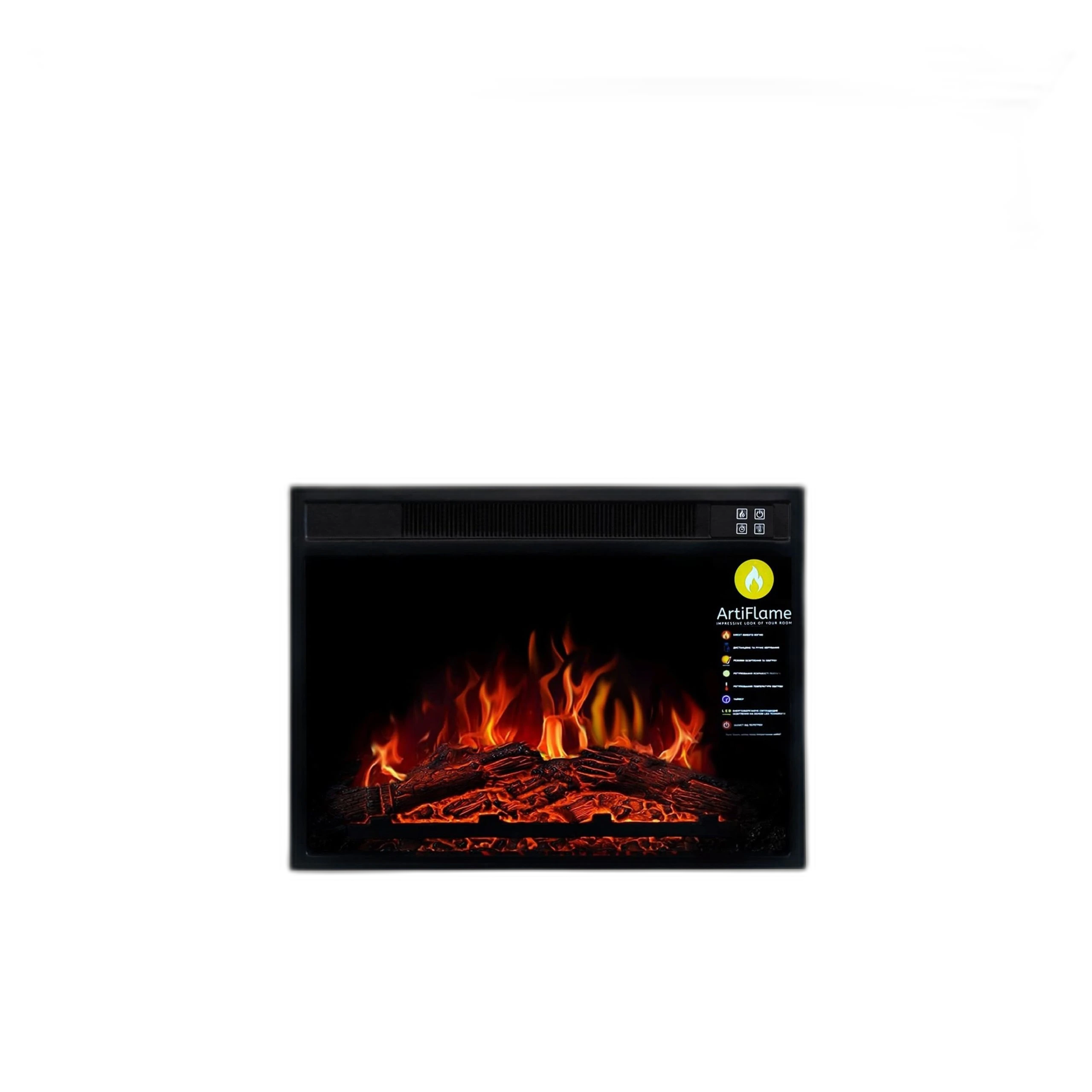 Камінокомплект ArtiFlame LEGIONIS AF23S БІЛИЙ ВАНІЛЬ (зі звуком)