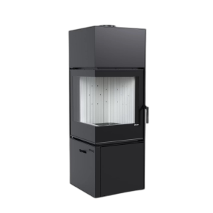 Сталева піч Defro Home QUADROOM 2.0 Чорний