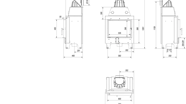 Камінна топка Kratki MBM 10 (10 кВт)