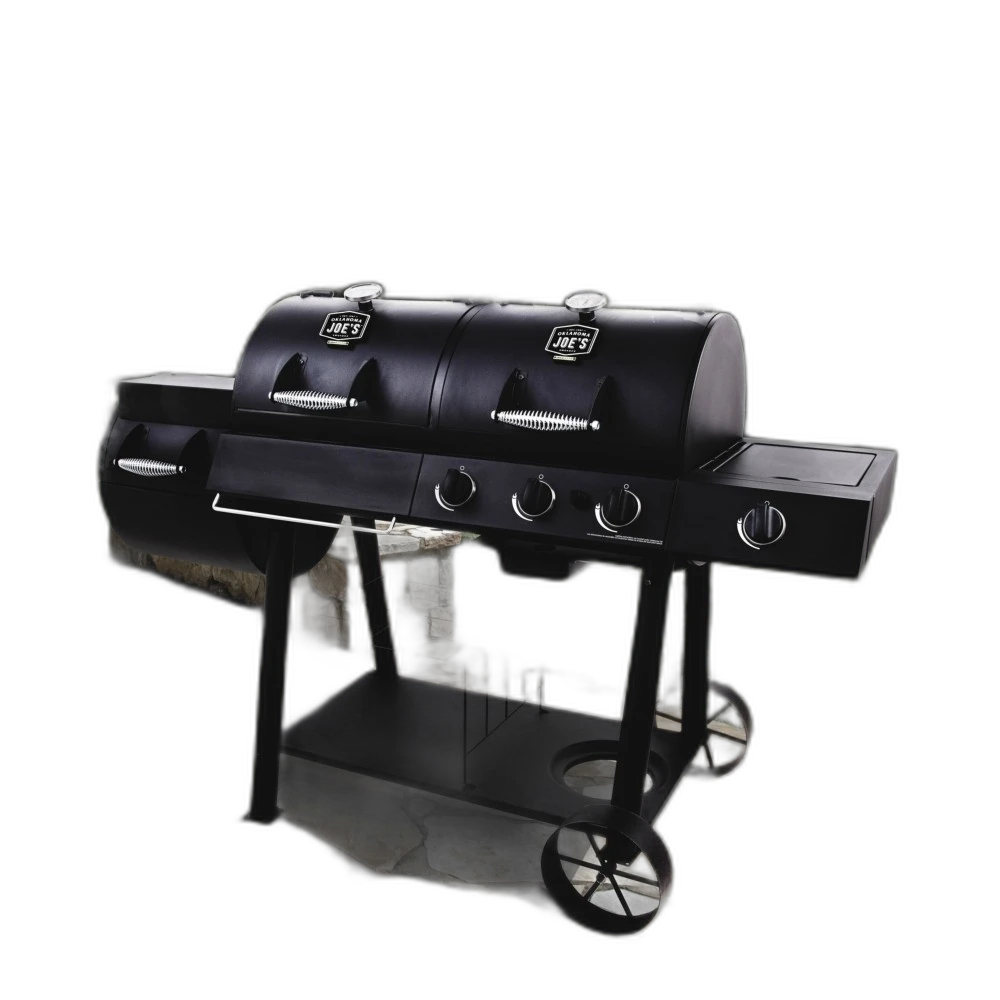 Комбінований гриль-коптильня Oklahoma Joe’s Longhorn Combo Charcoal/Gas Smoker & Grill