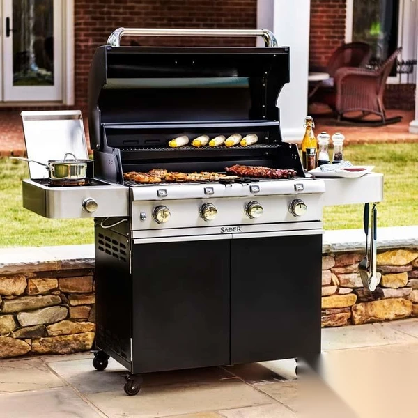 Газовий гриль Saber CAST-670 BLACK
