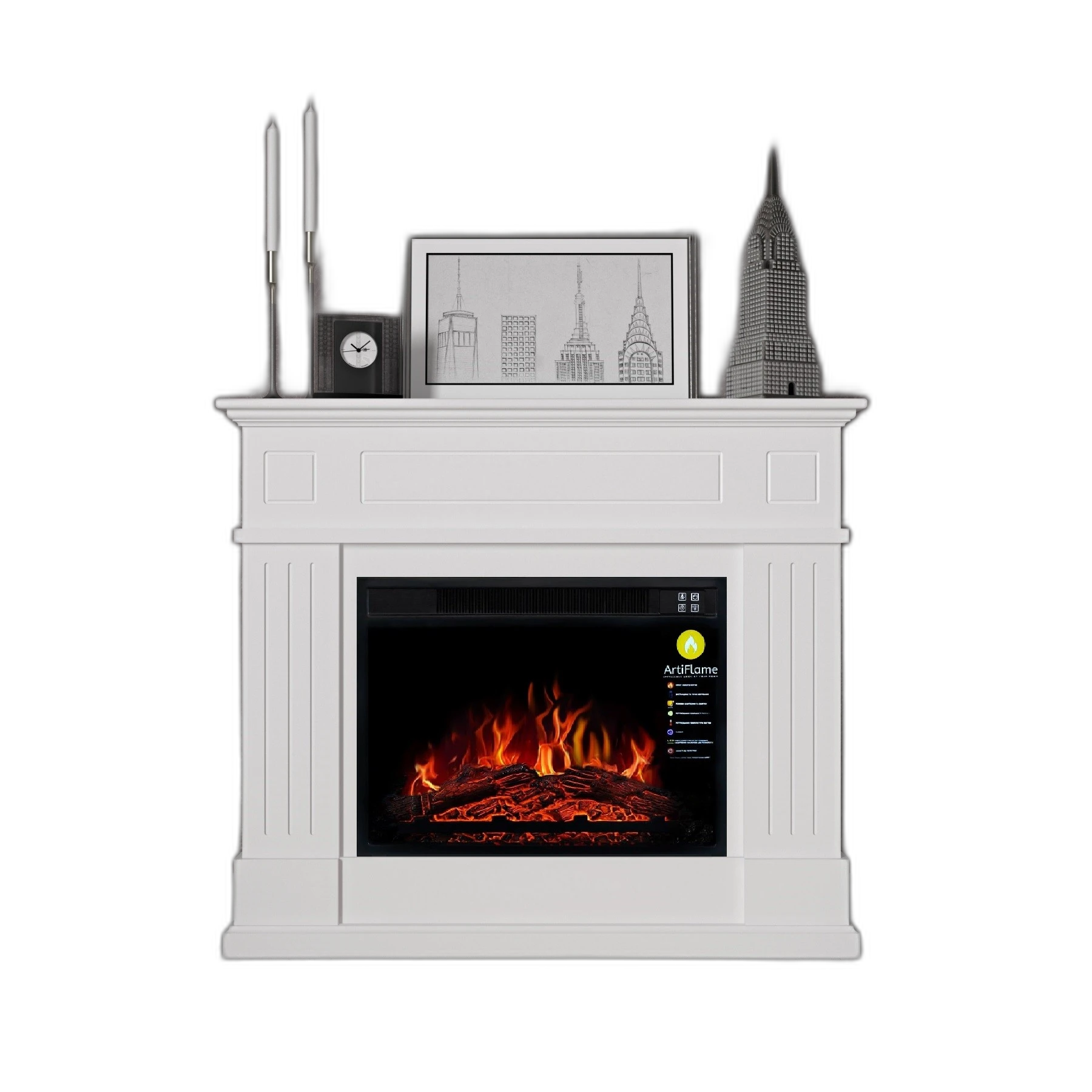 Камінокомплект ArtiFlame LAURITZ AF23 БІЛИЙ Б’ЯНКО