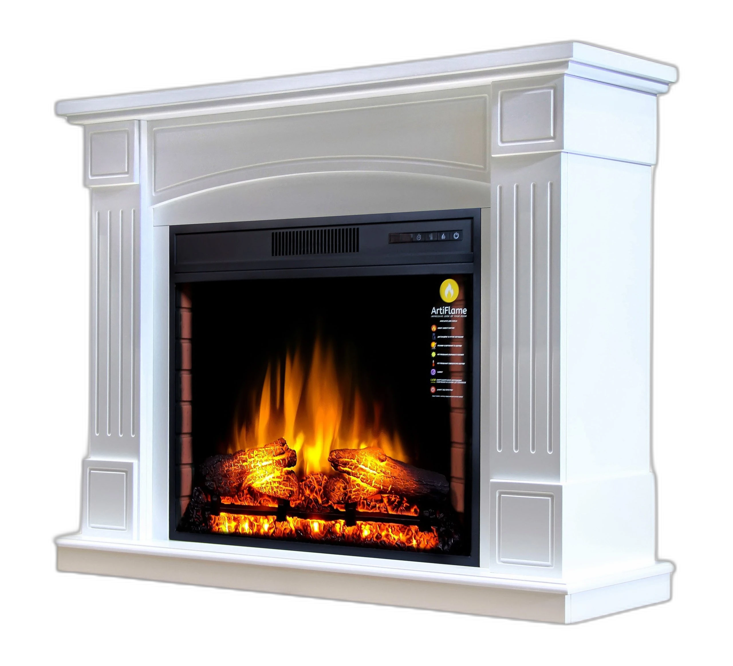 Камінокомплект ArtiFlame BOSTON AF28 БІЛИЙ Б’ЯНКО