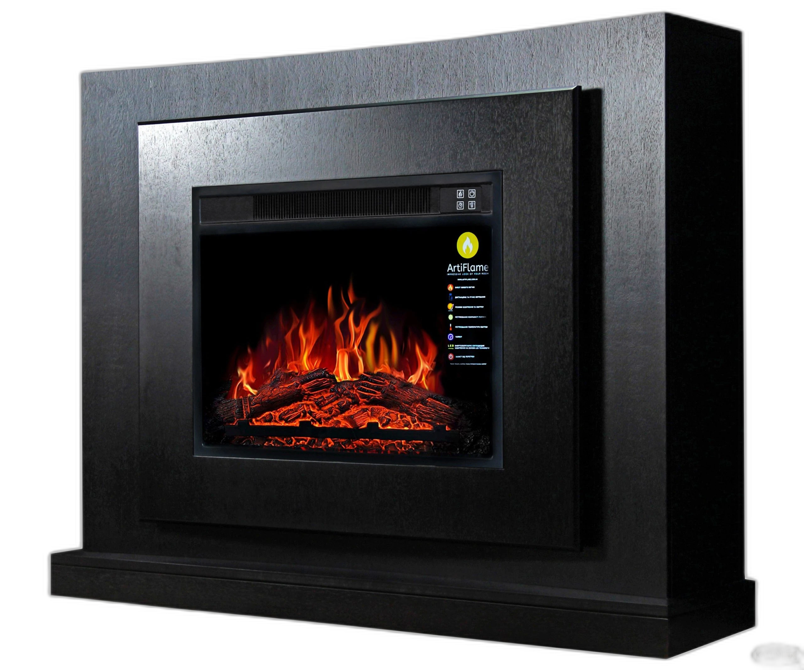Камінокомплект із світлодіодним підсвічуванням ArtiFlame LUCCA AF23S ВЕНГЕ (зі звуком)