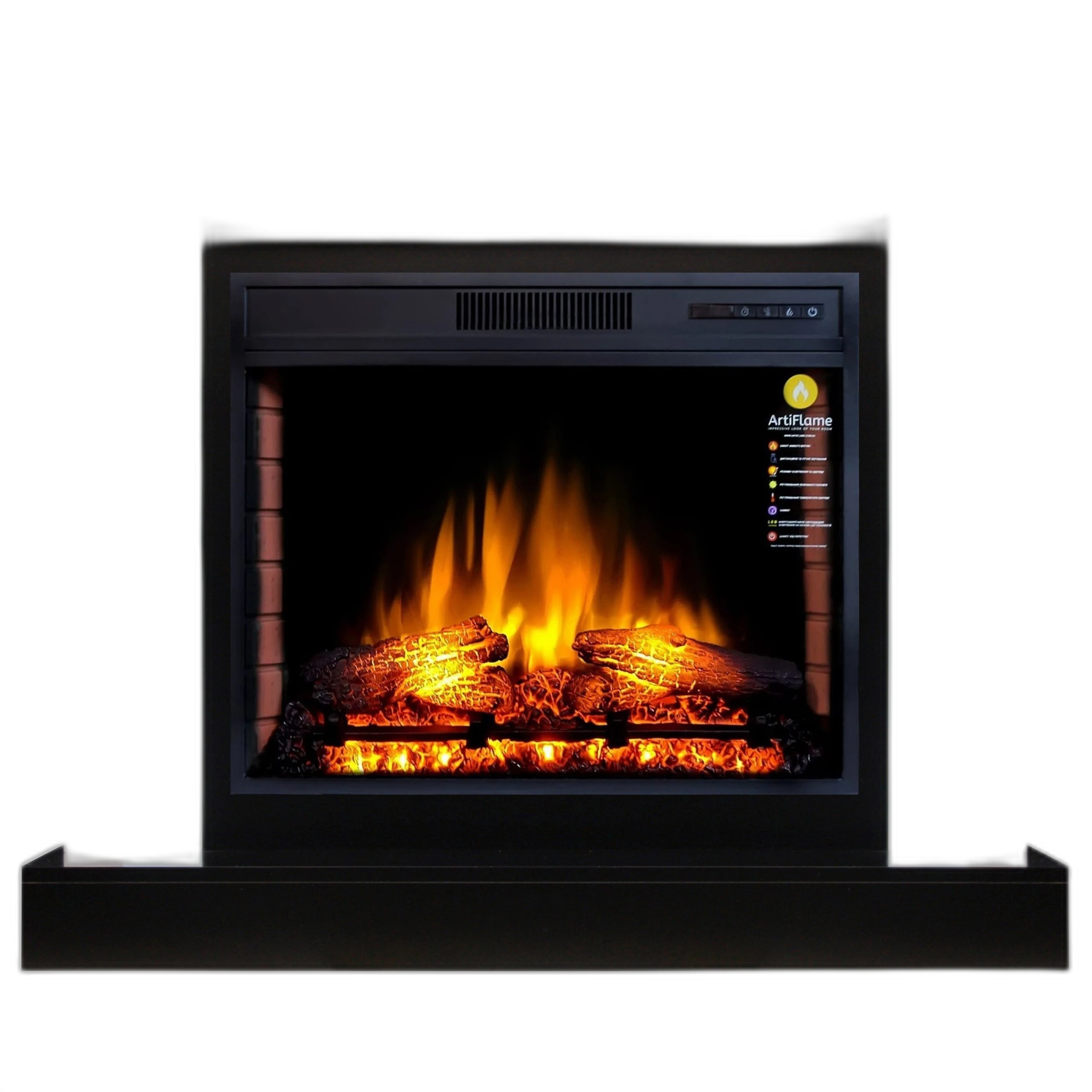 Камінокомплект ArtiFlame YUKON AF28S БІЛИЙ Б’ЯНКО (зі звуком)