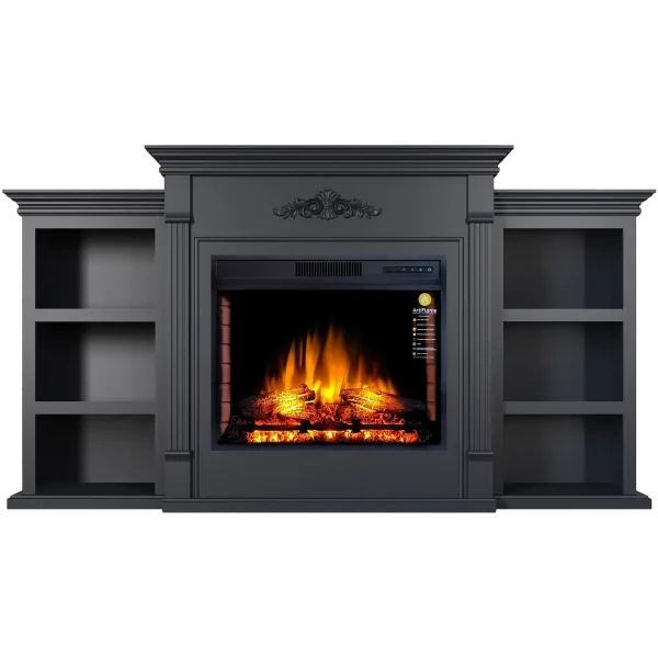 Камінокомплект ArtiFlame NEW YORK AF28S СІРИЙ ГРАФІТ (зі звуком)