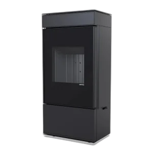 Сталева піч Defro Home CUBE MINI 2.0 Чорний (чорний шамот)