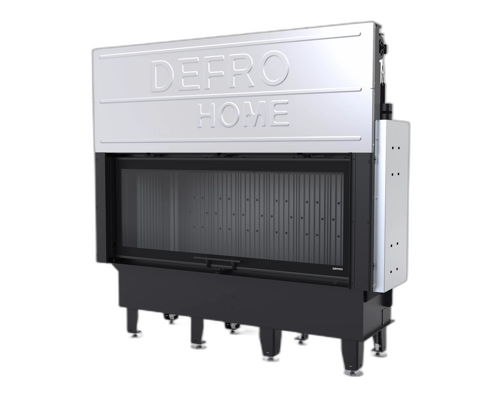 Камінна топка Defro Home INTRA XL G (чорний шамот)
