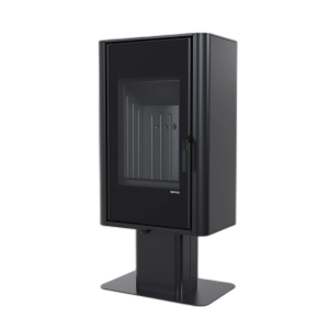 Сталева піч Defro Home SOLUM TOP 2.0 Чорний (чорний шамот)