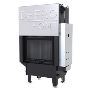 Камінна топка з водяним контуром Defro Home RIVA S G SHORT (чорний шамот)
