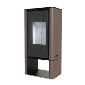 Сталева піч Defro Home SOLUM LOG Коричневий