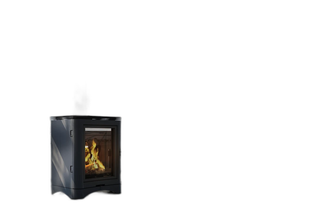 Сталева піч-камін Kratki KOZA K5 Ø 130 (7 кВт)