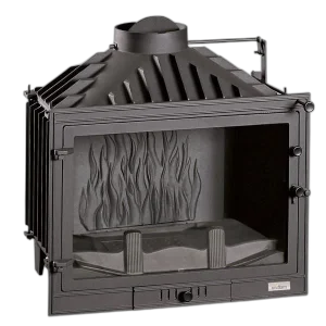 Чавунна камінна топка UNIFLAM 700 STANDART ECO 10 кВт з шибером