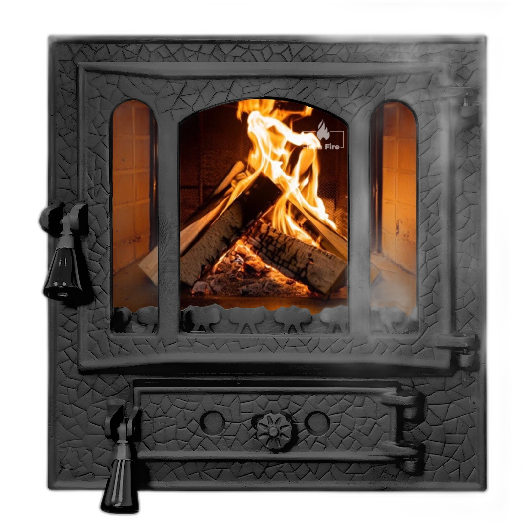 Дверцята для печі Iron Fire Amber 465x485 мм