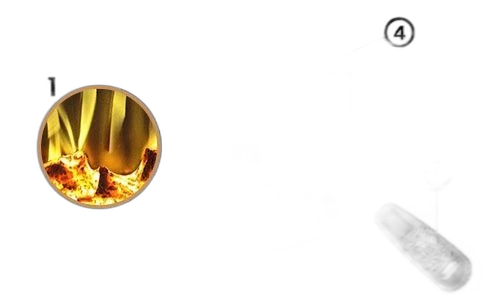 Електрична вставка AFLAMO LED 40 Classic з обігрівом