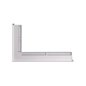 Вентиляційна решітка кутова права для каміну BOKAR Angle Urban R 90×520×800 біла під монтажну раму