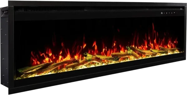 Настінний електрокамін AFLAMO Royal PRO 120 з обігрівом