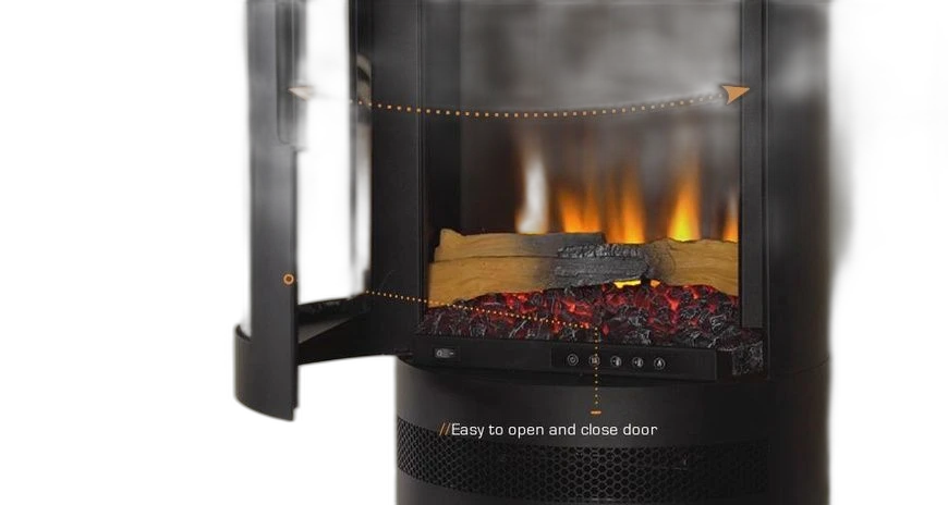 Сталева електрична піч-камін British Fires ASHURST