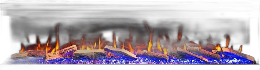 Трьохсторонній електрокамін AFLAMO Unique 107 з обігрівом