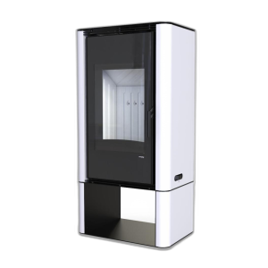 Сталева піч Defro Home SOLUM LOG Білий