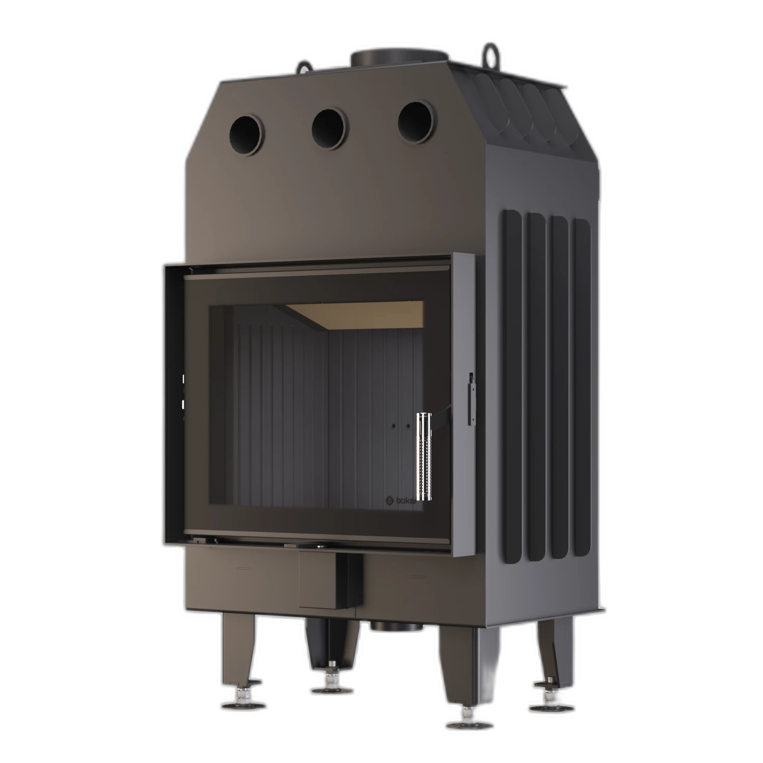 Камінна топка BOKAR 6050 (14,4 kW ) black ceramatex