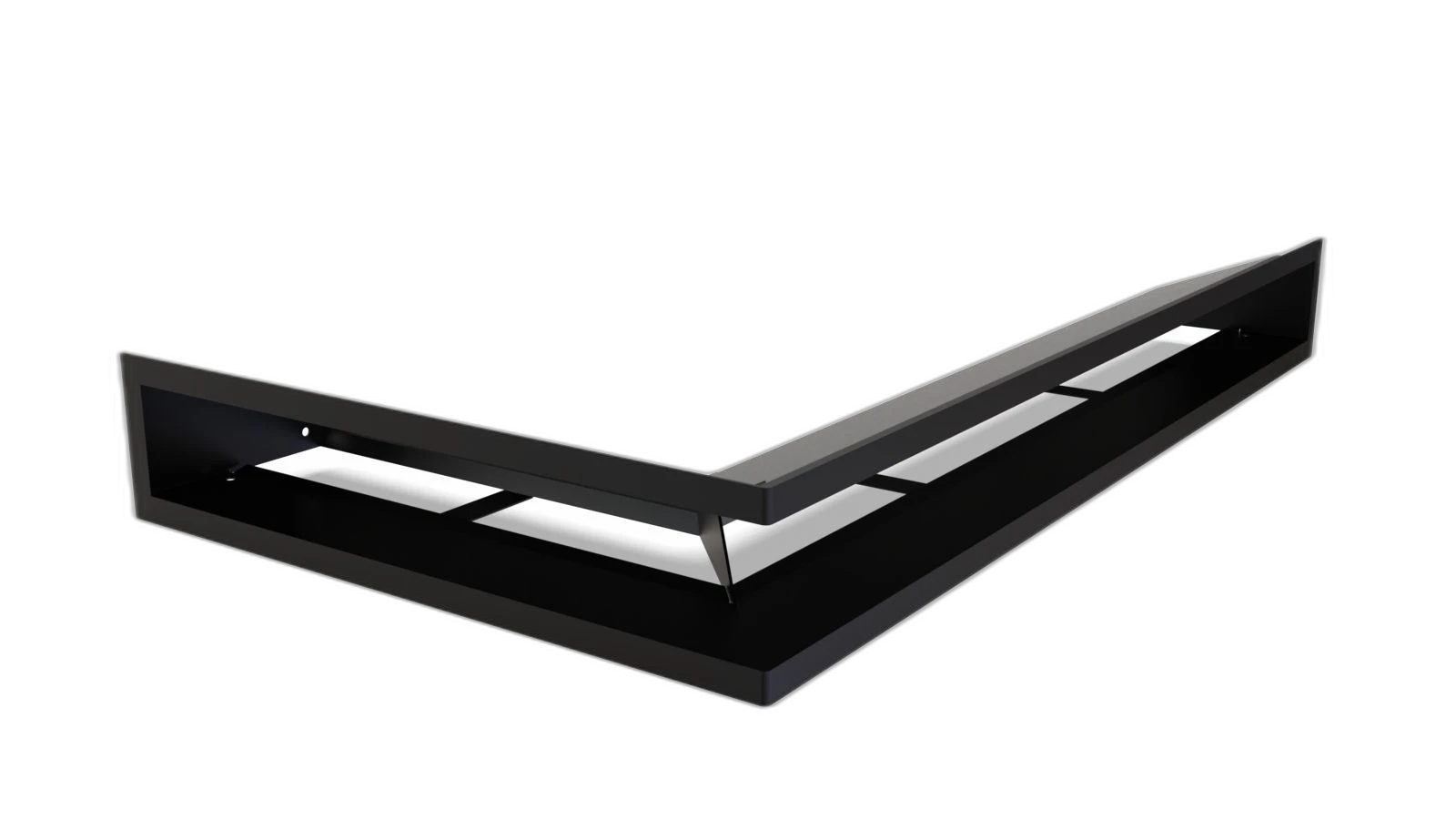 Вентиляційна решітка Defro Home DH LUFT кутова ліва 740x400x90 (120)