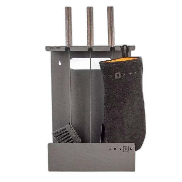 Набір для каміну SAVEN Set 3 L black