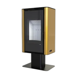 Сталева піч Defro Home SOLUM TOP Золотий
