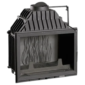 Чавунна камінна топка UNIFLAM 700 LUX ECO 12 кВт з шибером