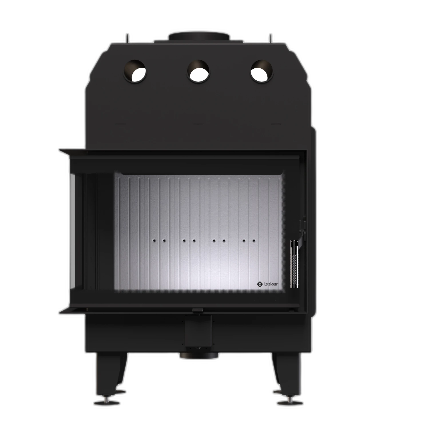 Камінна топка BOKAR 755047 L (15,2 kW ) white ceramatex
