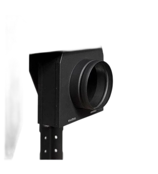 Чавунна камінна топка UNIFLAM 700 STANDART ECO LB 14 кВт з шибером і кутовим склом