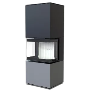 Камінна топка Defro Home INTRA XSM C ver. COMPACT 1 Сіра