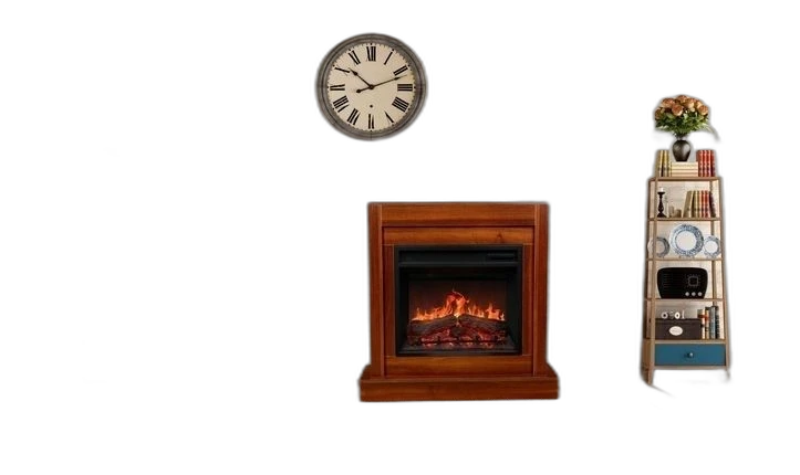 Камінокомплект AFLAMO VIGO MODERN LED 60 Classic з обігрівом (горіх)