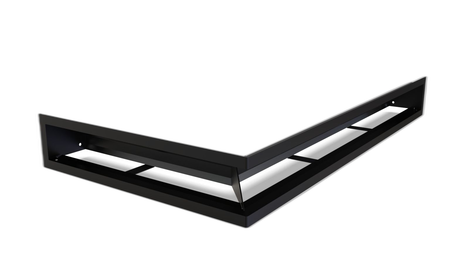 Вентиляційна решітка Defro Home DH LUFT кутова ліва 740x400x90 (80)