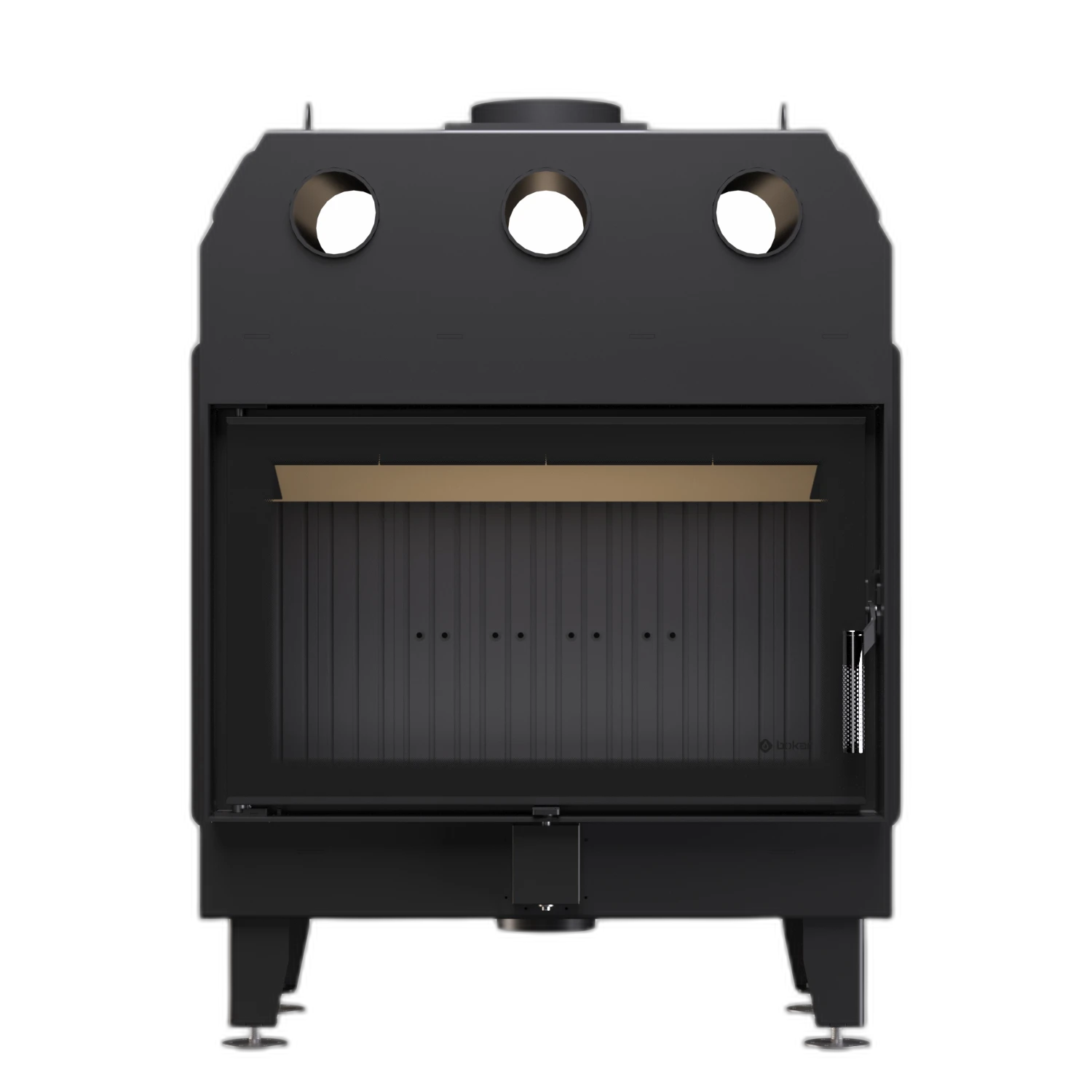 Камінна топка BOKAR 8050 (16,8 kW ) black ceramatex