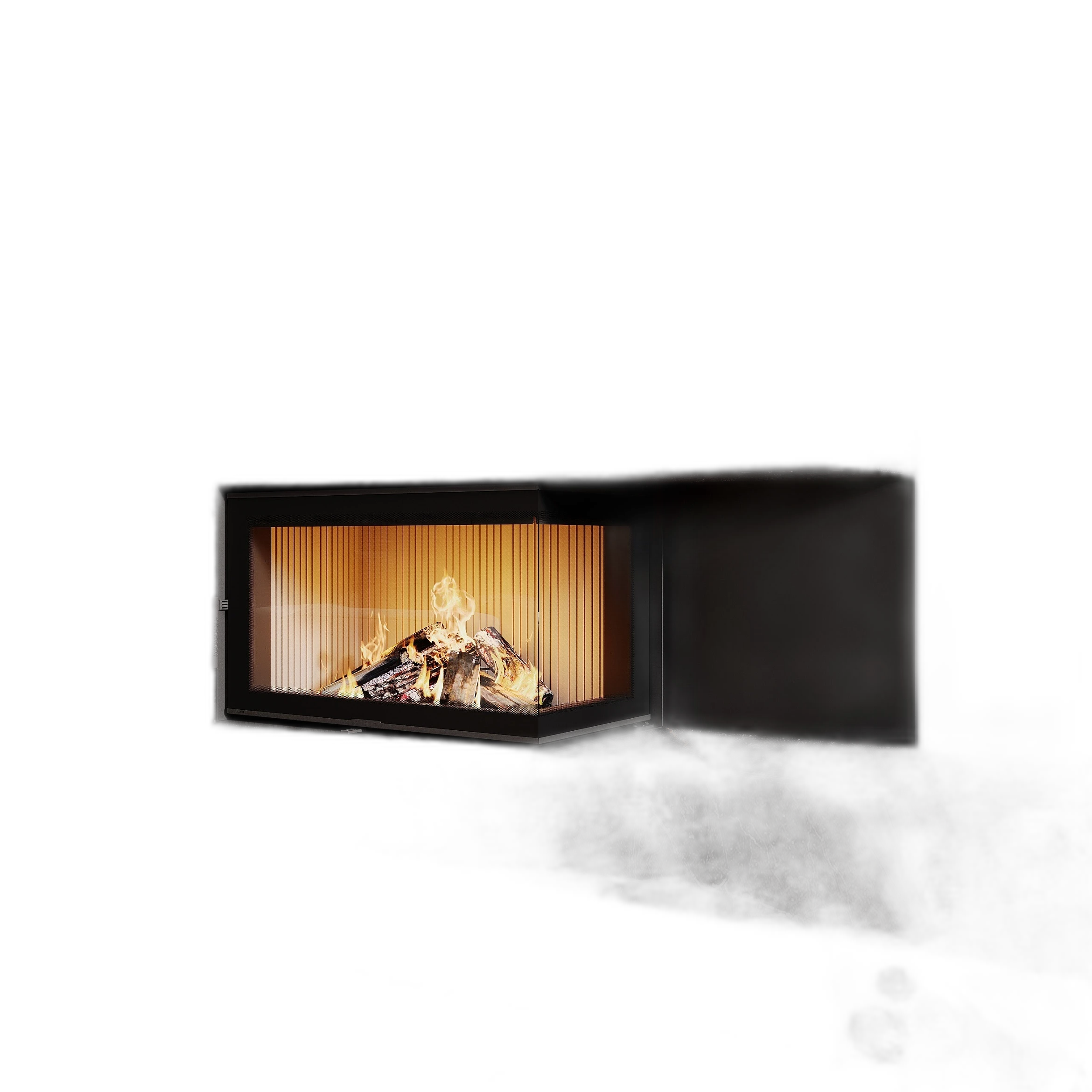 Камінна топка M-FIRE 80 кутова права (17kW)
