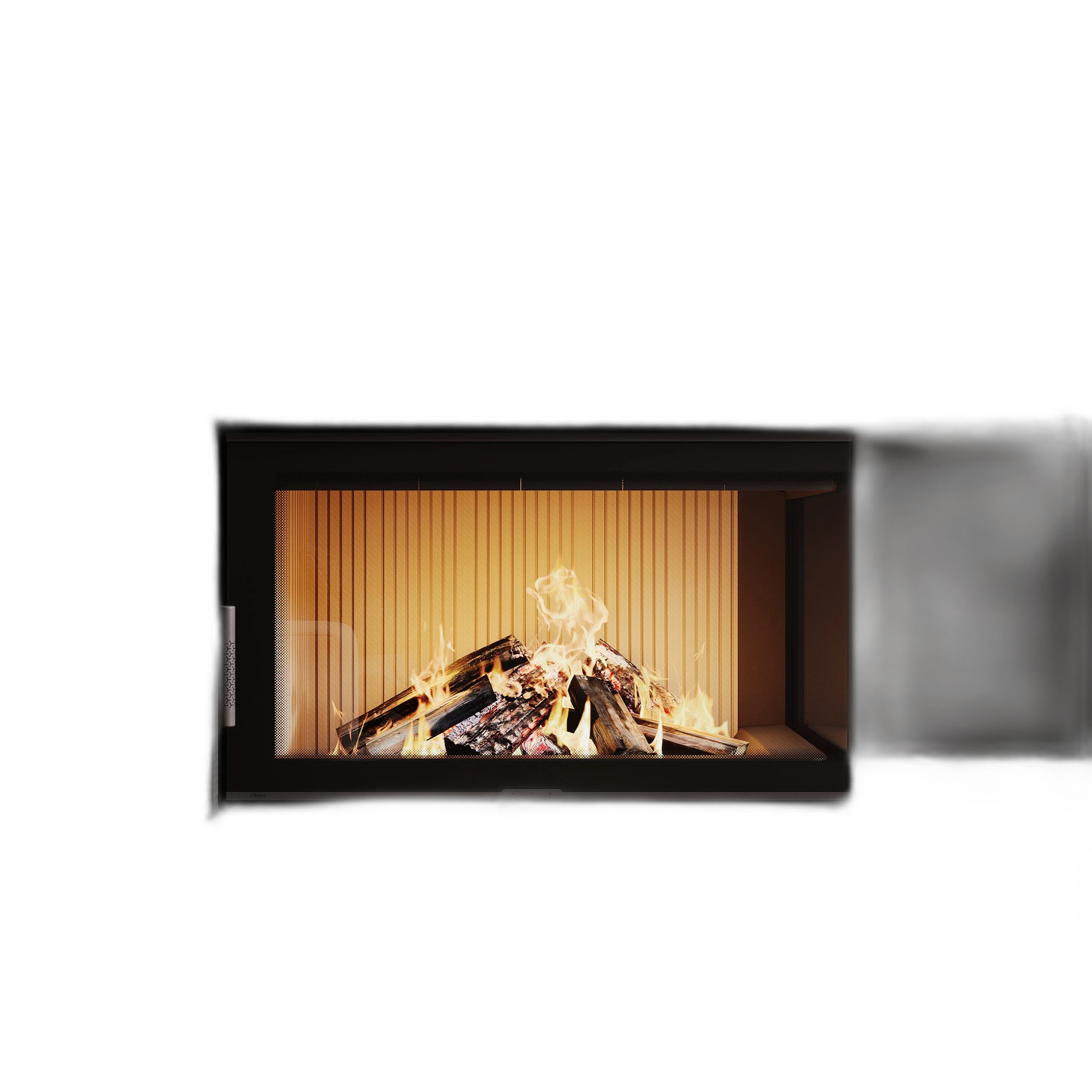 Камінна топка M-FIRE 80 кутова права (17kW)