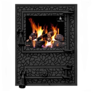 Дверцята для печі Iron Fire Vision 370х490 мм