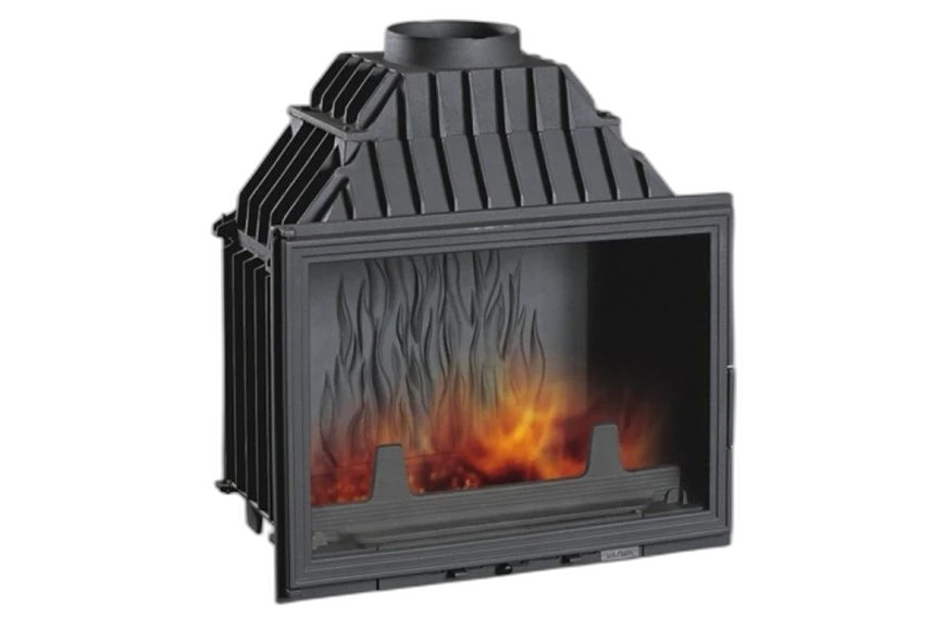 Чавунна камінна топка UNIFLAM 700 LUX ECO 12 кВт з шибером
