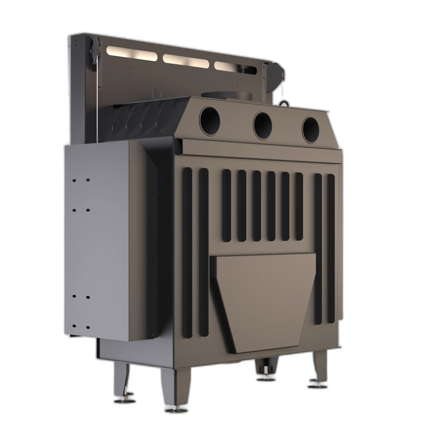Камінна топка BOKAR 9050G (19,1 kW ) black ceramatex