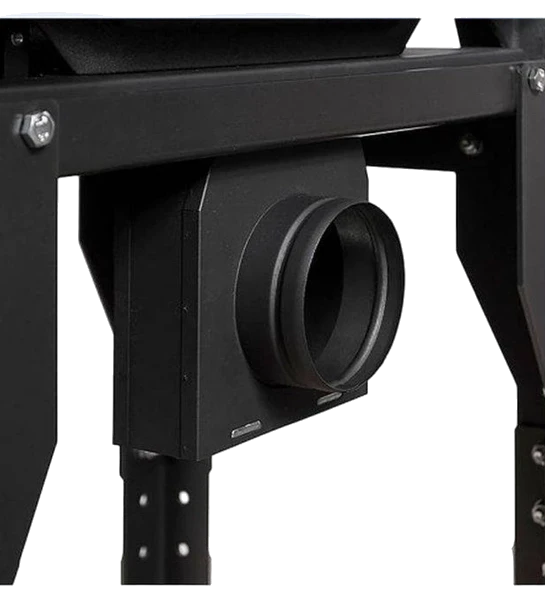 Чавунна камінна топка UNIFLAM 700 STANDART ECO PB 14 кВт з шибером і кутовим склом